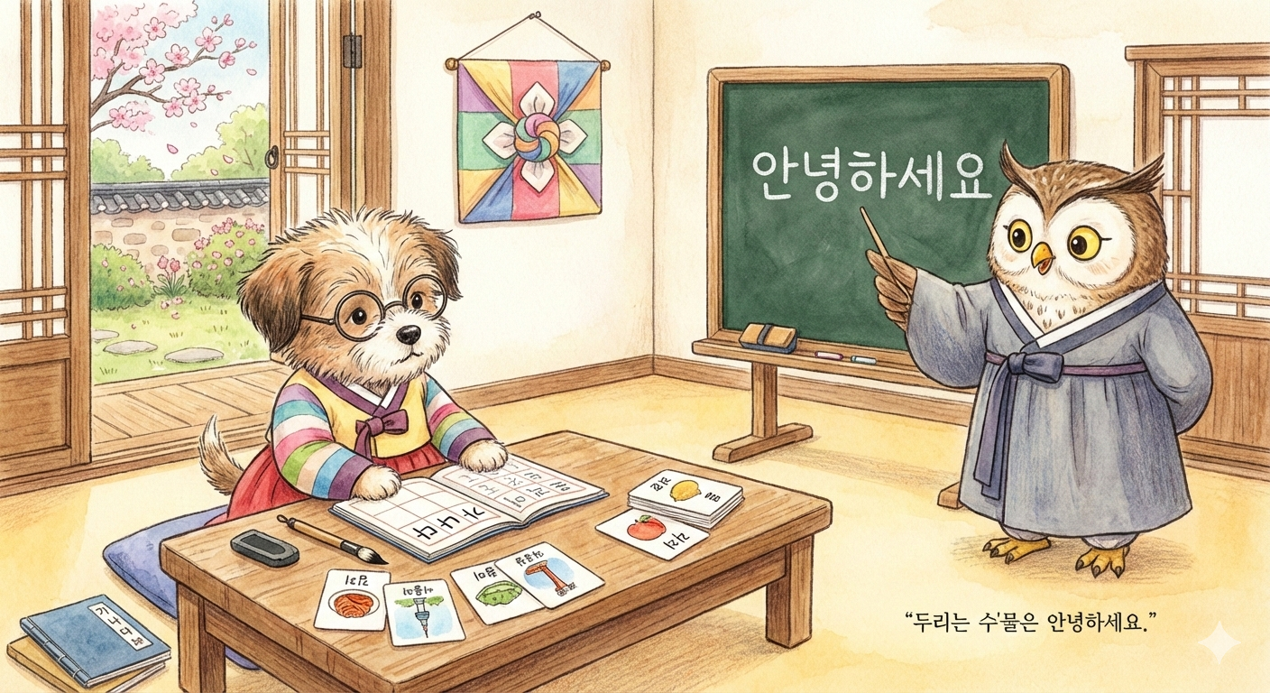 강아지 한국어